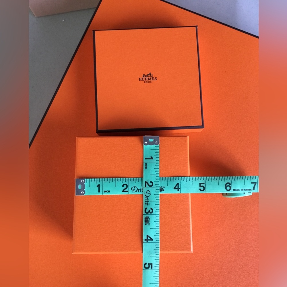 HERMES EMPTY SMALL BOX TOP LID LOGO PRINTED - Picture 8 of 11